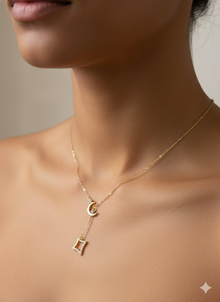 Lunar Drop Necklace