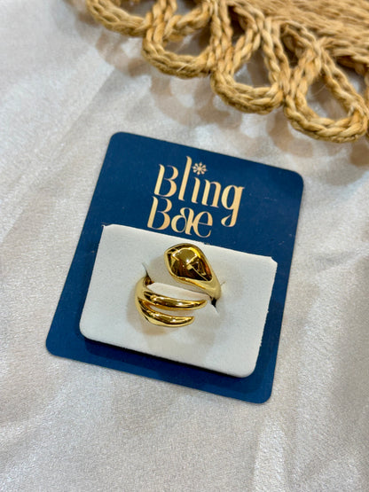 The Golden Embrace Ring