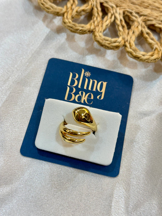 The Golden Embrace Ring