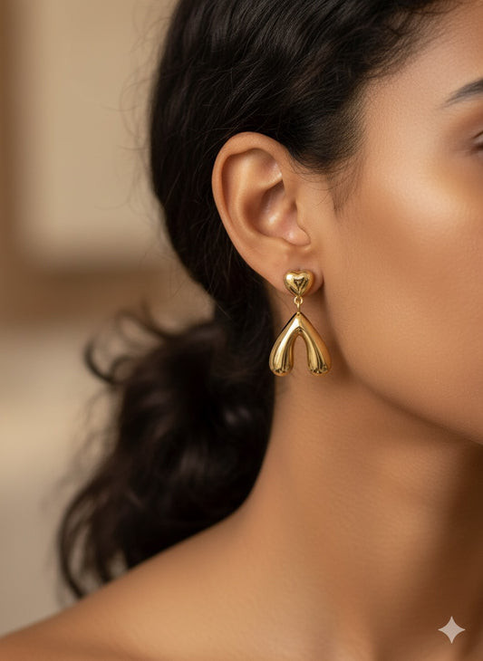 The Heart's Arc Earrings