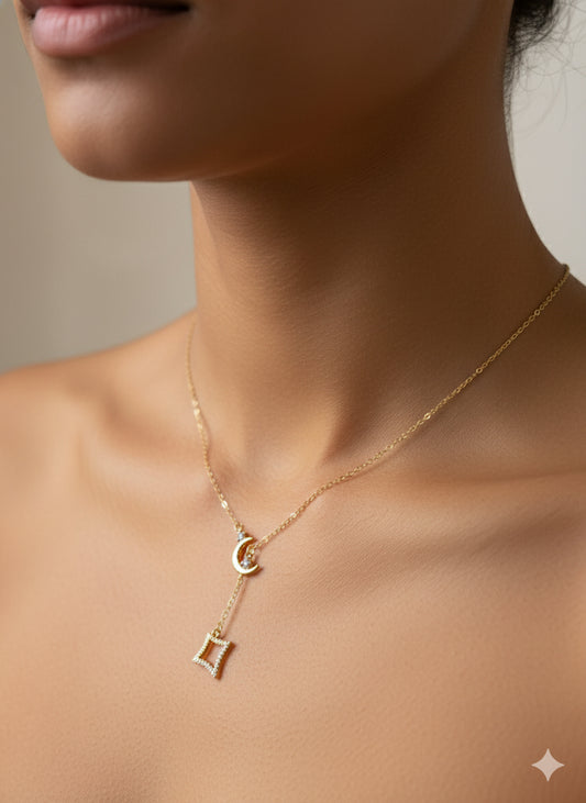 Lunar Drop Necklace