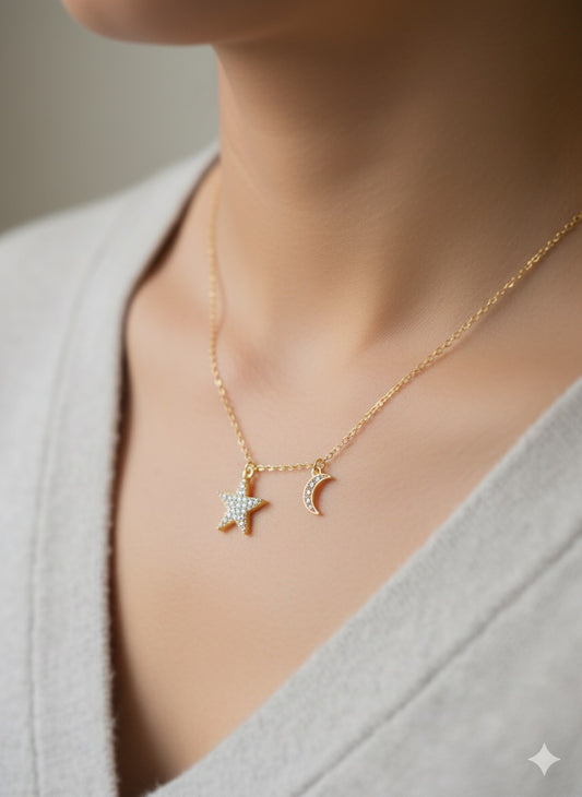 Celestial Duo Necklace