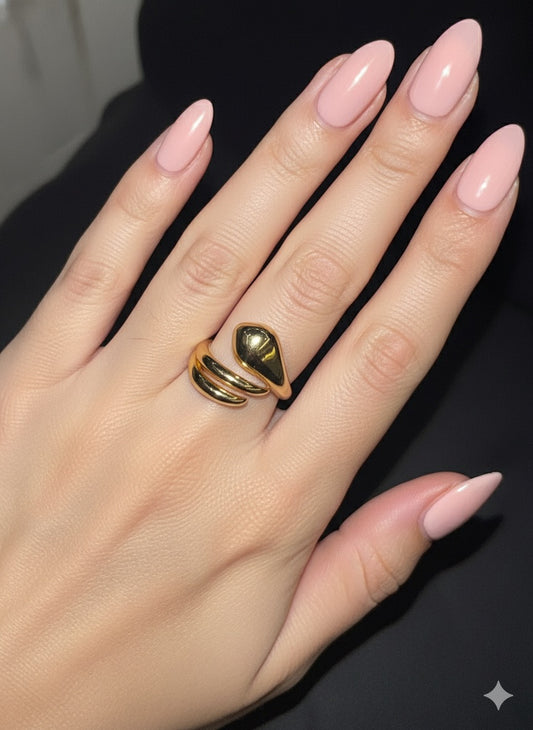 The Golden Embrace Ring