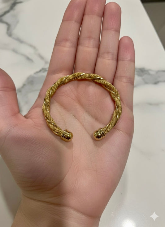 Golden Helix Bangle