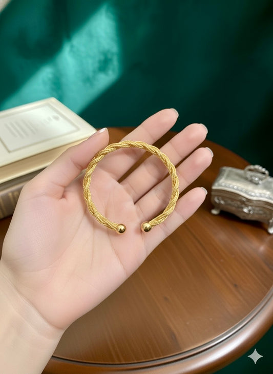 Braided Knot Cuff Bracelet
